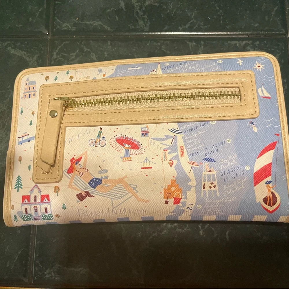 Spartina down the shore wallet. NWOT - Picture 3 of 7